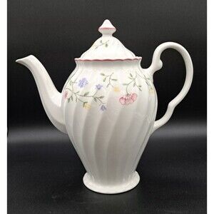 Johnson Brothers 'Summer Chintz' Vintage 1980s Floral Tea Coffee Pot with Lid